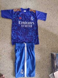 Mens Printed Football T-shirt And Shorts