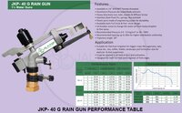 JKP-40G 1.25 INCH RAIN GUN WITH 4 FT HEIGHT