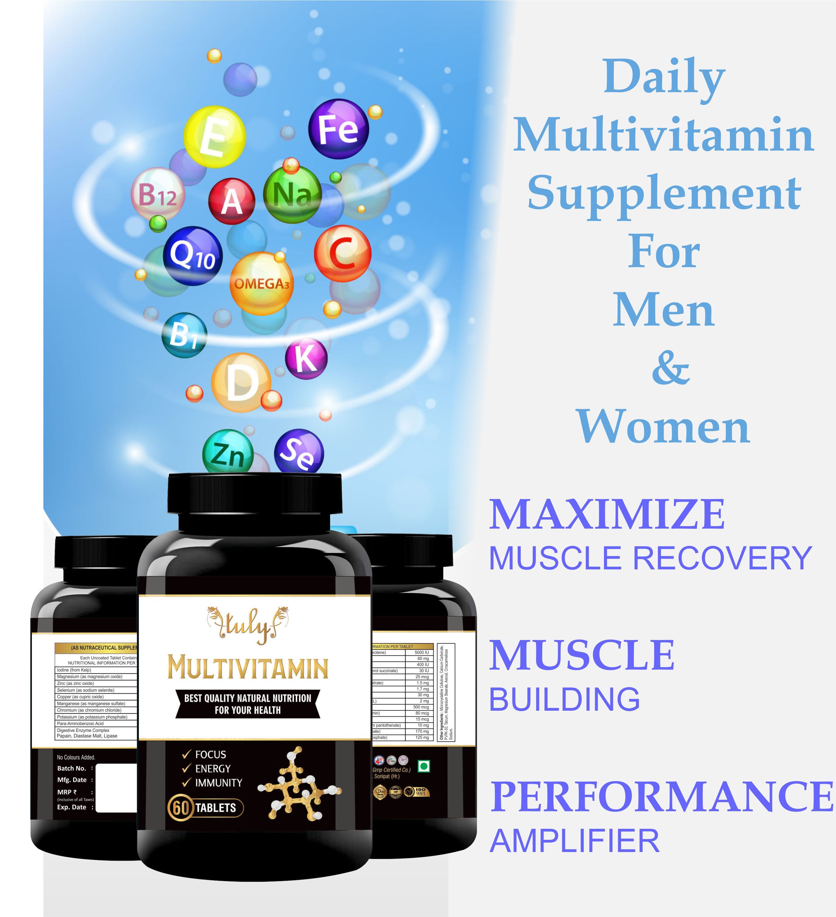 Amino Acid Tablets for Muscles Extra Energy High Recovery Rates Fatigue Level