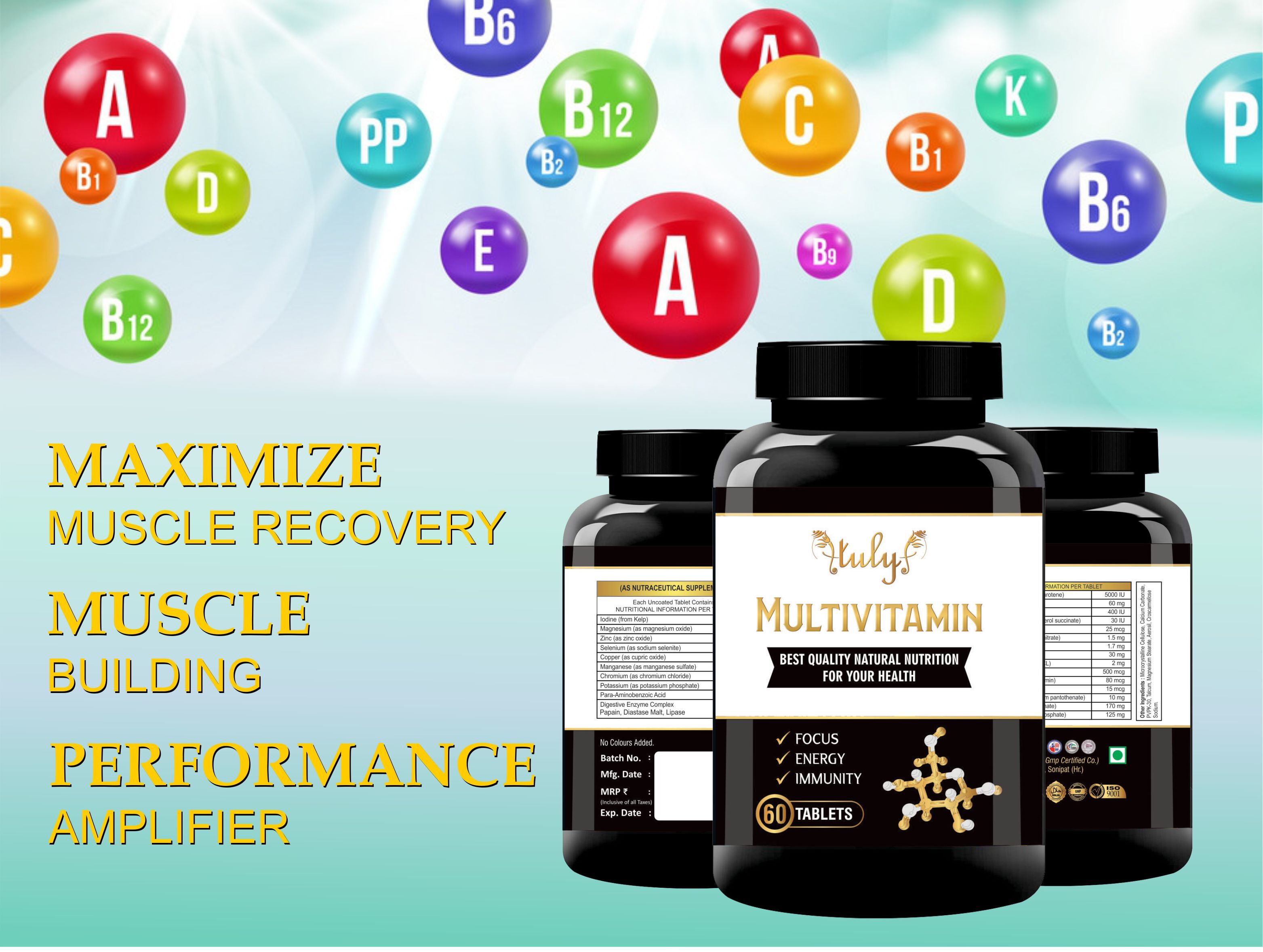 Amino Acid Tablets for Muscles Extra Energy High Recovery Rates Fatigue Level