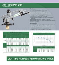 JKP-42G 1.50 INCH RAIN GUN