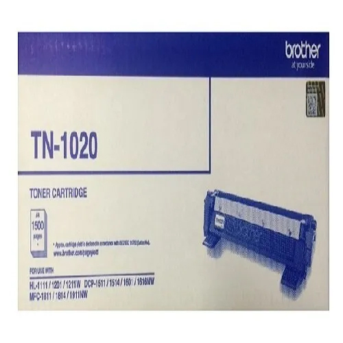 Brother TN-1020 Black Toner Cartridge