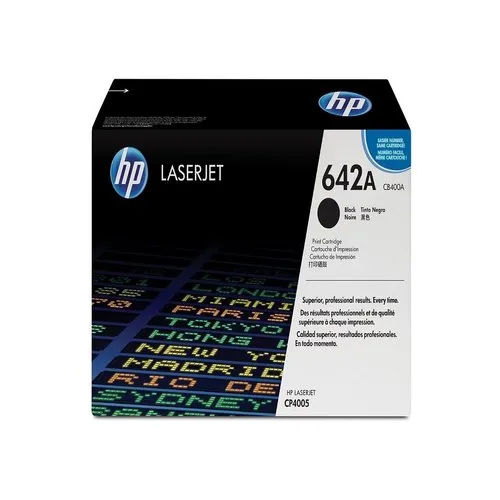 Hp 642A Black Original Laserjet Toner Cartridge (Cb400A) For Use In: Printer