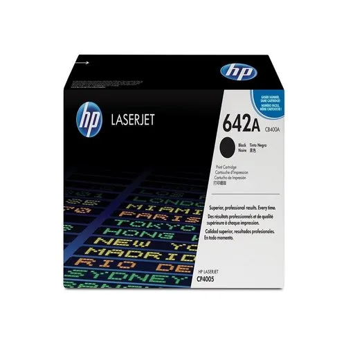 HP 642A Black Original LaserJet Toner Cartridge (CB400A)
