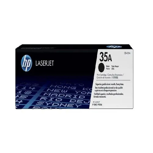 HP 35A Black Original LaserJet Toner Cartridge (CB435A)