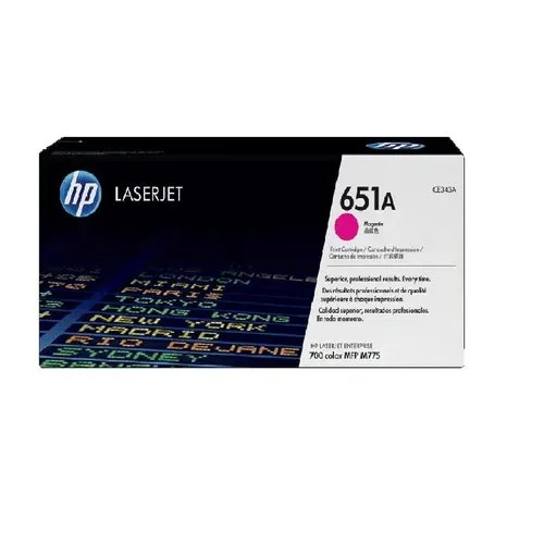 HP 651A Magenta Original LaserJet Toner Cartridge (CE343A)