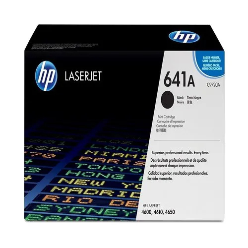 HP 641A Black Original LaserJet Toner Cartridge (C9720A)