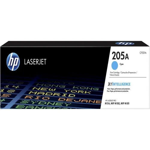 HP 205A Cyan Original LaserJet Toner Cartridge (CF531A)