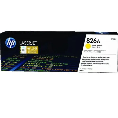 HP 826A Yellow Original LaserJet Toner Cartridge (CF312A)