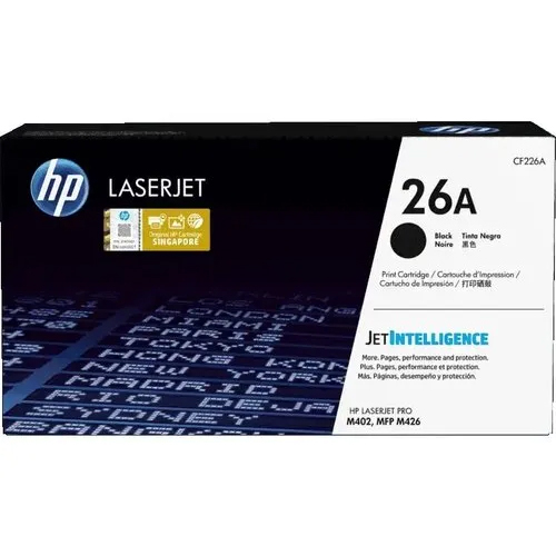 HP 26A Black Original LaserJet Toner Cartridge (CF226A)