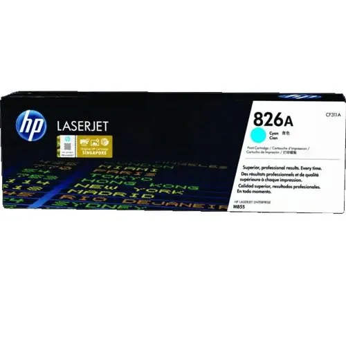 HP 826A Cyan Original LaserJet Toner Cartridge (CF311A)