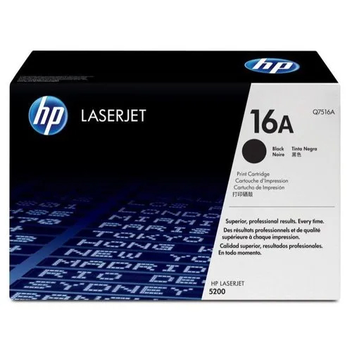 HP 16A Black Original Laser Jet Toner Cartridge (Q7516A)