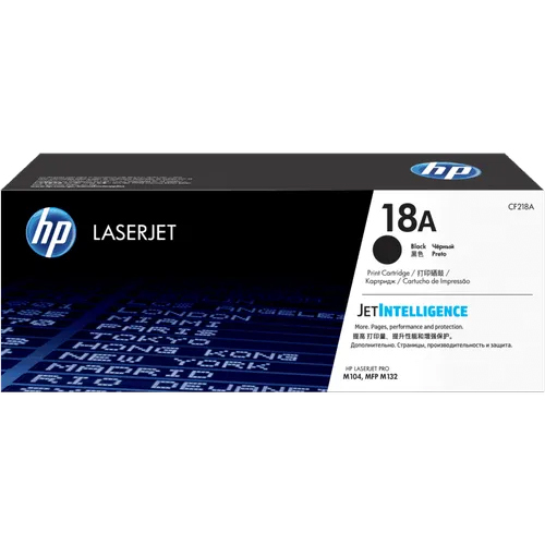 HP 18A Black Original LaserJet Toner Cartridge (CF218A)