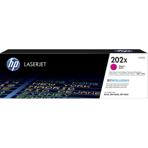 HP 202X High Yield Magenta Original LaserJet Toner Cartridge