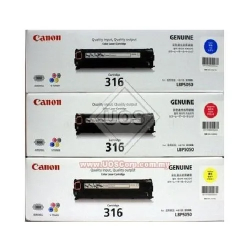 Canon 316 Toner Cartridge Color
