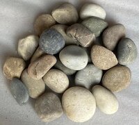 River Pebbles Rocks - Shape: Oval