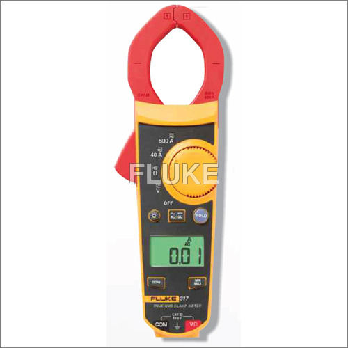 Fluke 317 Clamp Meters - Durable Clamp Meters , Digital Display for Industrial Use, Yellow Finish