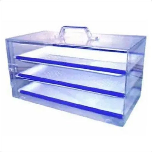 Otica Formalin Chamber With 3 Trays Premium Quality With 5 Mm Thick Material 14 Inch Usage: Clinic