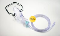 Nebulizer Mask Kit - Transparent Plastic, Manual Operation, Portable Design | Universal Compatibility, Ergonomic Comfort, Efficient Aerosolization, Hygiene-focused Single-use Options