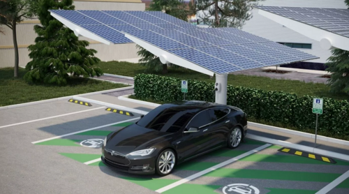 Electric Vehicle (EV) Type - 2 AC Charger - Solar Charger