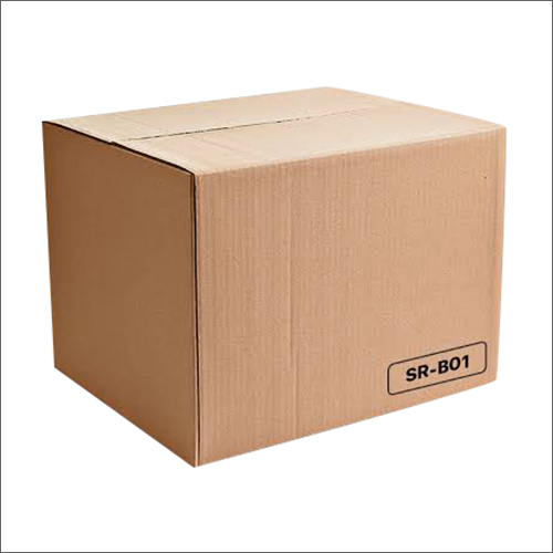 3x4x6 Inch Corrugation Box - Corrugated Board, Brown Color | Customizable Dimensions, Crushed Roof Edges, Excellent Strength for Heavy Loads