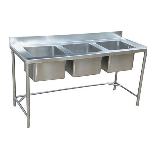 Manual Three Sink Unit