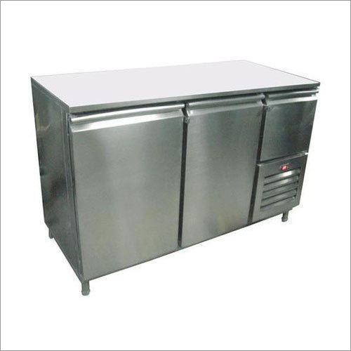 Under Counter Refrigerator - Silver, Industrial Refrigerator with Automatic Defrost Operation and Electrical Power Source, Warranty Included