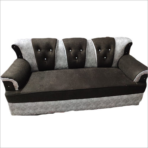 Machine Made Black White Sofa