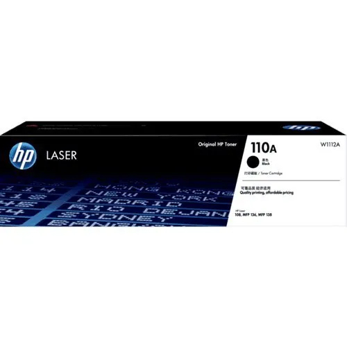 Hp 110A Black Original Laser Toner Cartridge For Use In: Printer