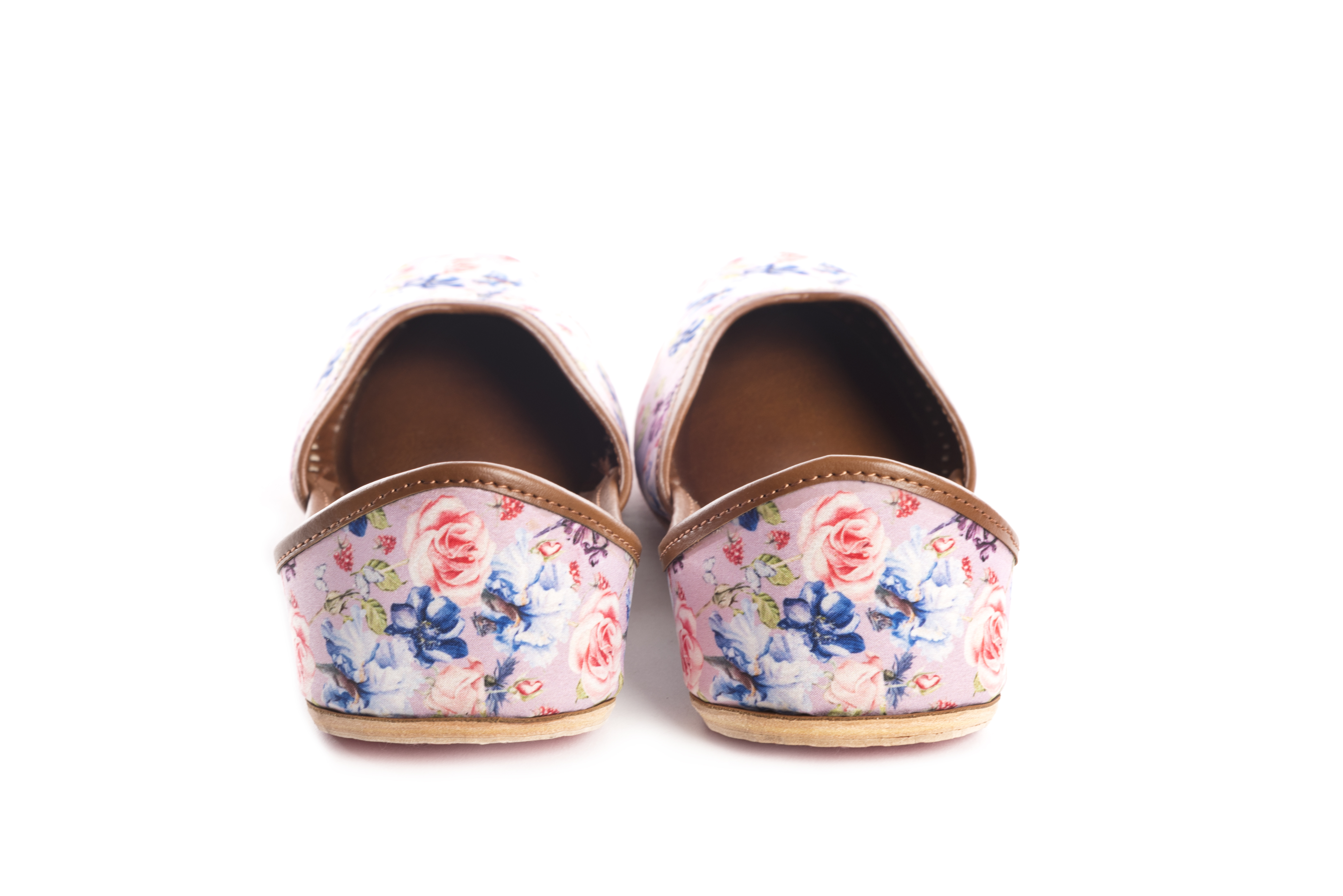 Flower print jutti