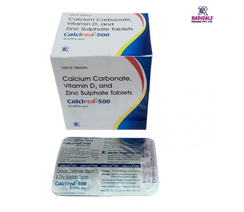 Oyster Shell Calcium With Zinc Vitamin Tablets Dry Place