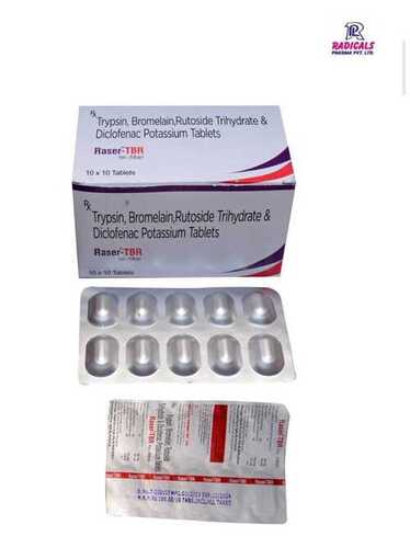 Trypsin, Bromelain, Rutoside Trihydrate & Declofenac Tablets
