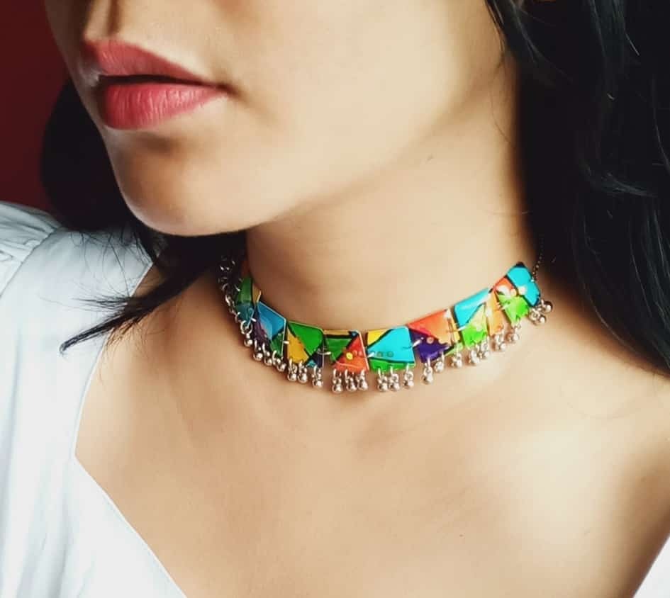 Handmade Resin Choker