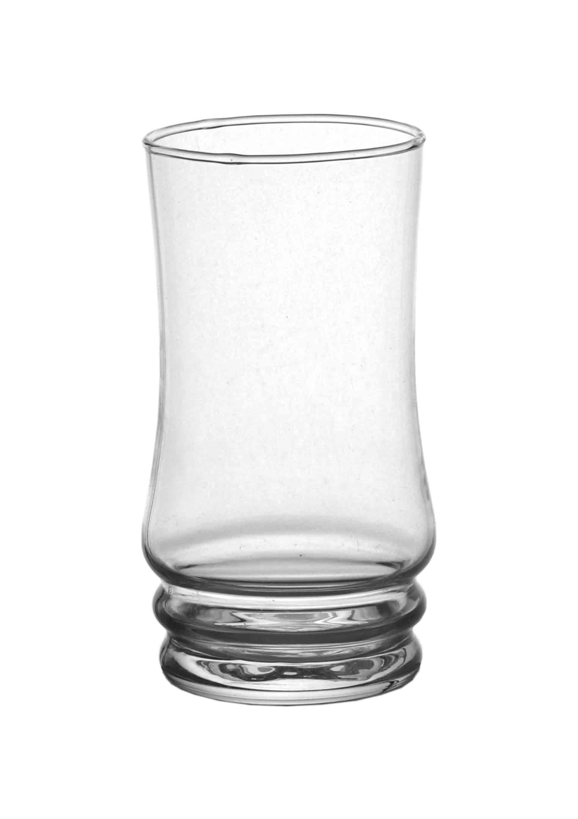 8 OZ Fancy Glass Tulip Tumblers Mouth Blowing