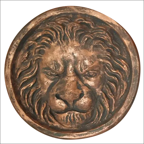 9 Inch Fibre Lion Plate Mural