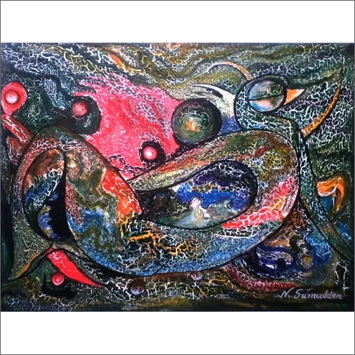 17x13 Inch Acrylic Canvas Painting
