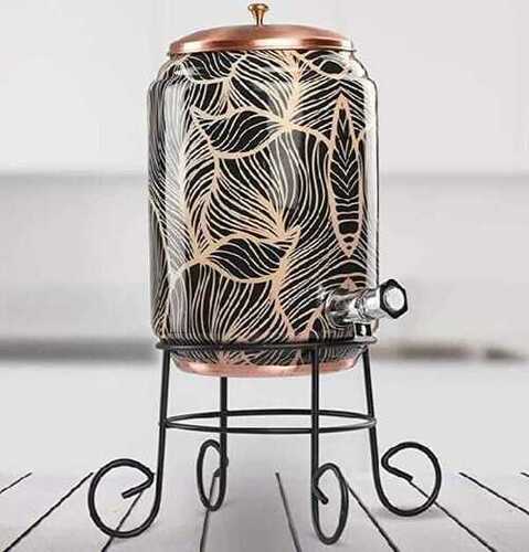 Traditional Design Copper Water Dispenser 5 Litre With Printed At Best Price In Moradabad 2842