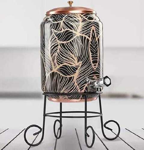 TRADITIONAL DESIGN COPPER WATER DISPENSER 5 LITRE WITH PRINTED