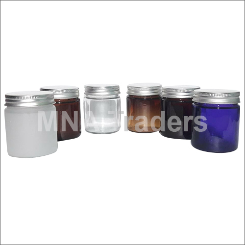 Glass 100 Ml Colour Coated Screw Jar For Candle