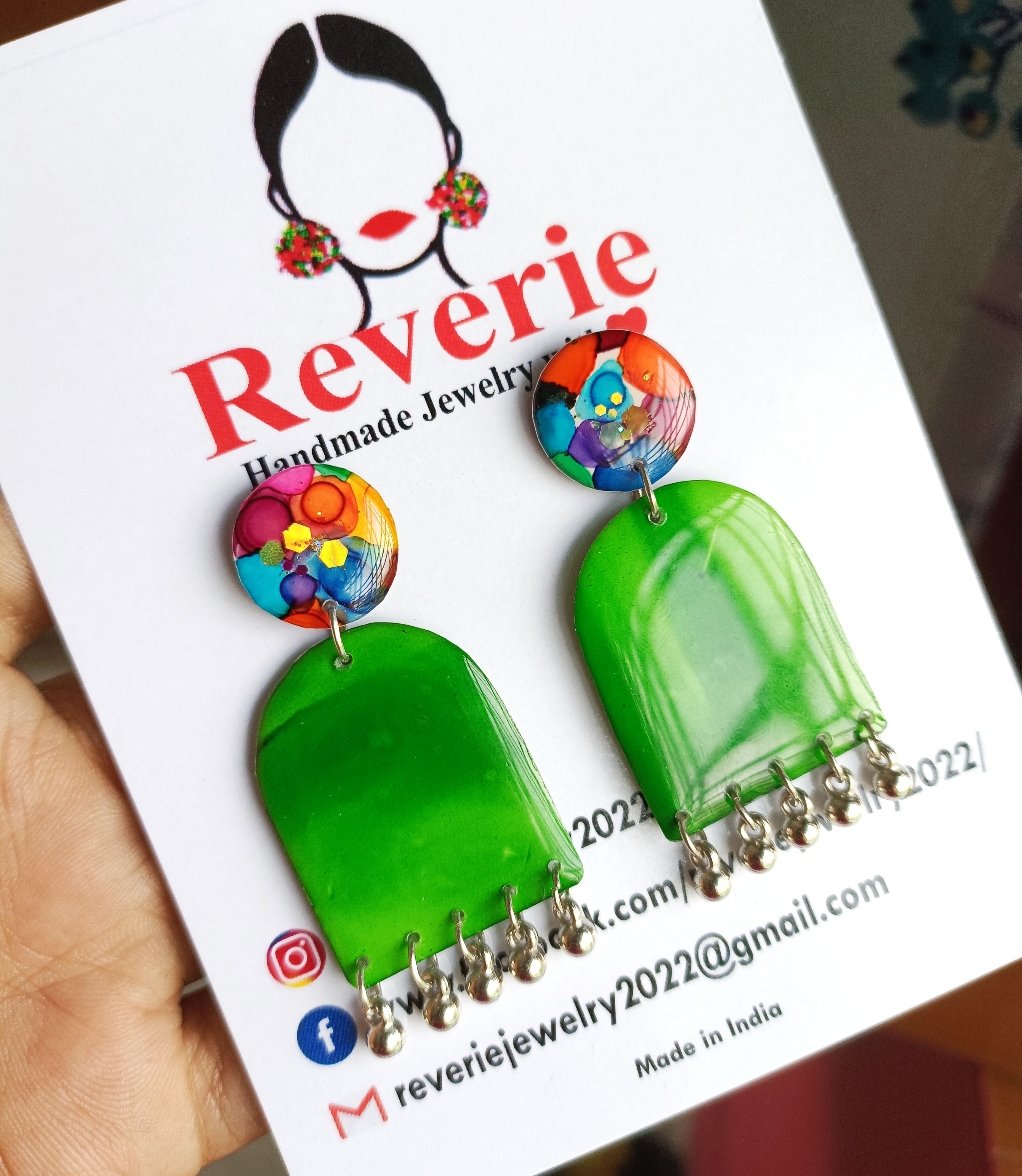 Resin Handmade Earrings