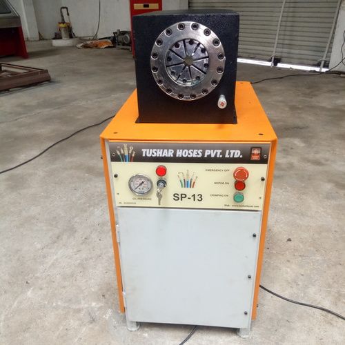 Yellow Lpg Crimping Machine