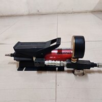 Air Driven Foot Pump - Color: Black