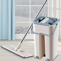 Self Clean Wash Dry Hands Free Flat Mop