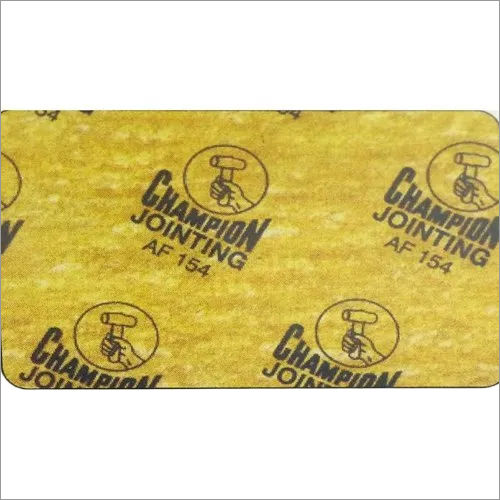 Yellow Champion Style Af110 Steam Non Asbestos Jointing Sheet