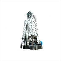 Milltec Raw Paddy Dryer Machine - Galvanized Silver, Automatic Operation | High Durability, Efficient Moisture Reduction, Industrial Use