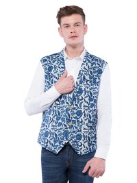 Nishat Ajrakh Bandi Jacket