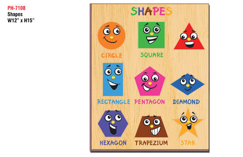 Shapes (Educational Wooden Tray)