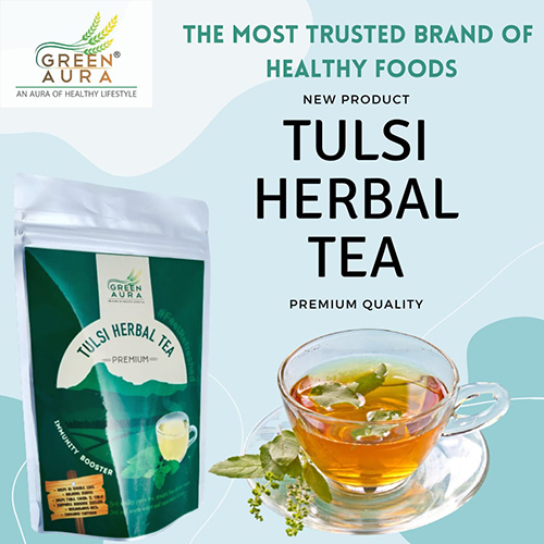 Green Auratulsi Green Herbal Tea(Green Tea With Tulsi Flavour)
