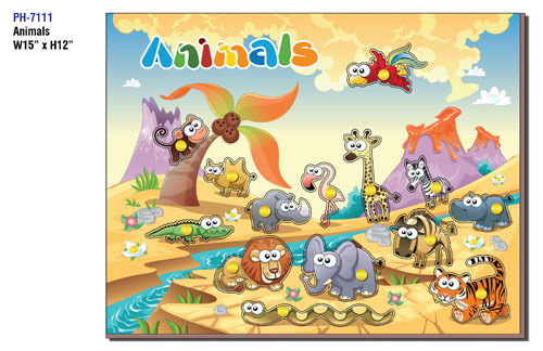 Animals (Educational Wooden Tray)