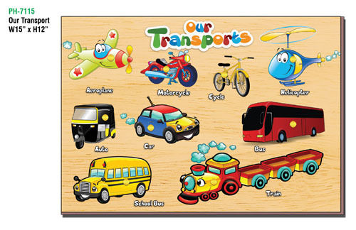 Our Transport (Educational Wooden Tray)